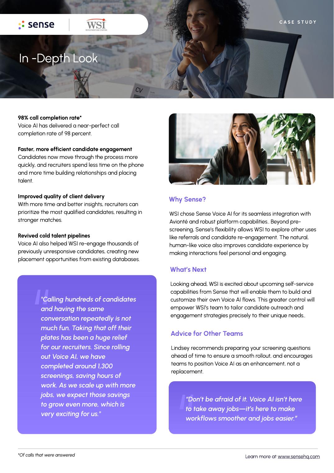 Making time savings the headline metric — page 2